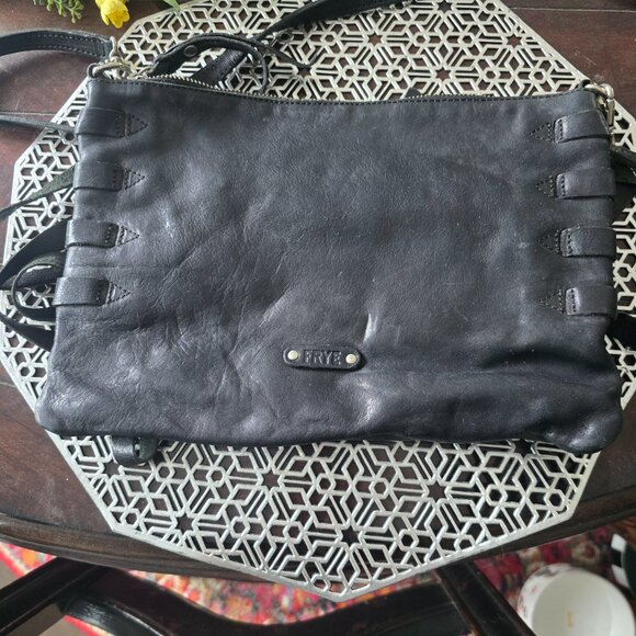 Frye Black Leather Purse - Picture 2 of 6